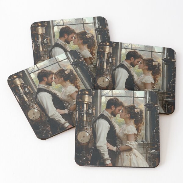 Item preview, Love in a Steampunk World – Victorian Romance & Mechanical Passion designed and sold by Amr Siam.