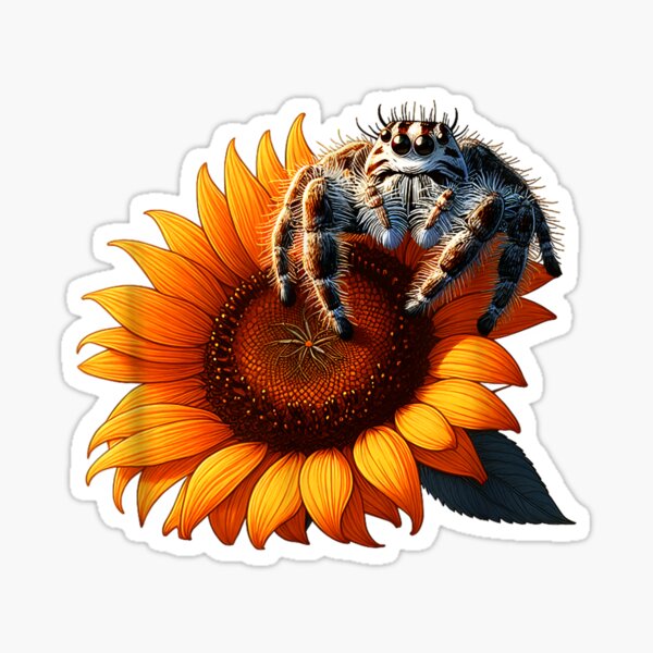 Item preview, Funny jumping spider of love  designed and sold by AddlPoolart.
