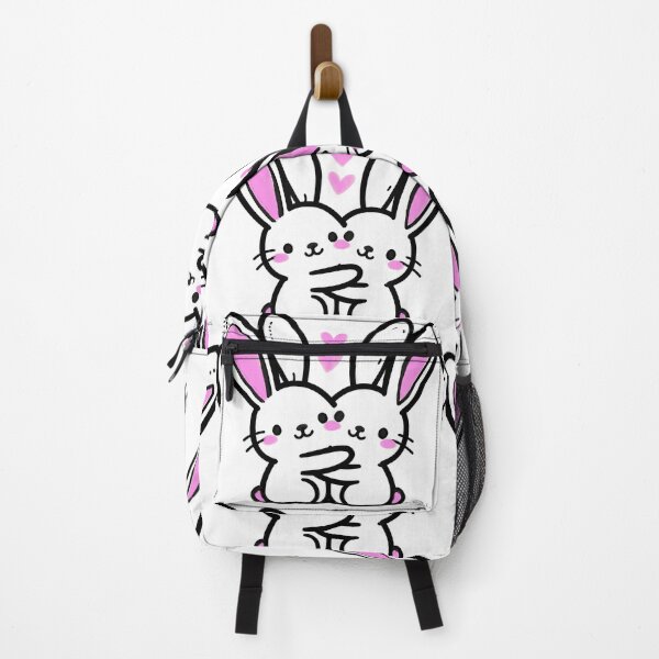 Item preview, Adorable Cute 2 Bunny Rabbits Hugging with Pink Hearts designed and sold by Yogibear & Rachelle .