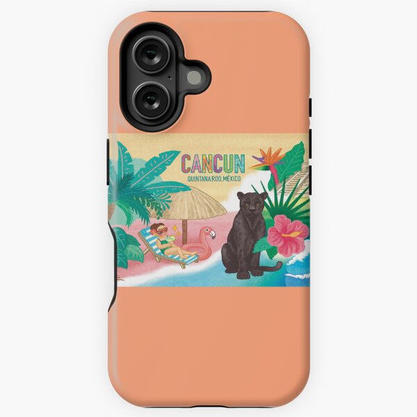 Vista previa del artículo con la obra «Cancún en México con Frida Kahlo», diseñado y vendido por Joohyun Park.