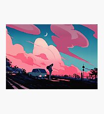 Beach city drift Photographic Print