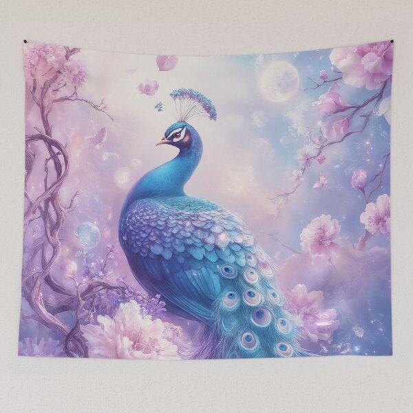 Item preview, Graceful Peacock with Beautiful Feathered Tail designed and sold by AshiraCreations.