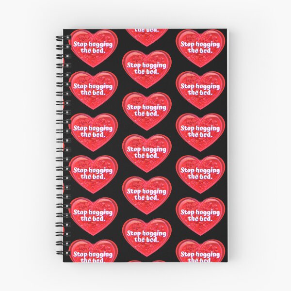 Item preview, HEART:  Stop hogging the bed. - funny valentines signs designed and sold by DesignsFromTW-S.