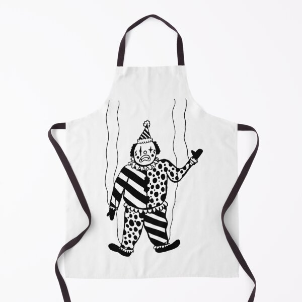 Item preview, Marionette Cranival Circus Jester Clown Greyscale Tattoo Style designed and sold by KayTurtless.