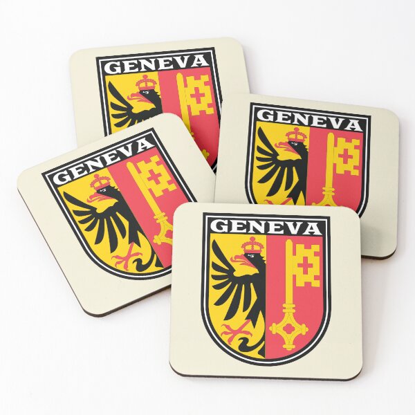 Artikelvorschau, Genfer Wappen - Deutschland - Deutschland entworfen und verkauft von Paperfly Doodles.