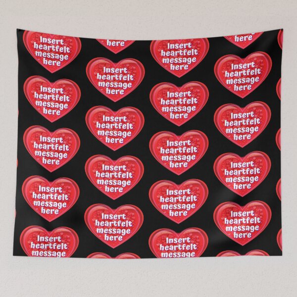 Item preview, HEART:  Insert Heartfelt Message Here - funny valentines signs designed and sold by DesignsFromTW-S.