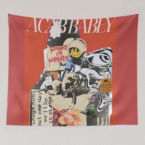 Item preview, ACAB Babey ft. Banksy designed and sold by MonsoonartsbyM.