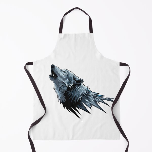 Item preview, Diseño gráfico de lobo aullando con líneas nítidas y una expresión dramática. designed and sold by RUMOOROZ.