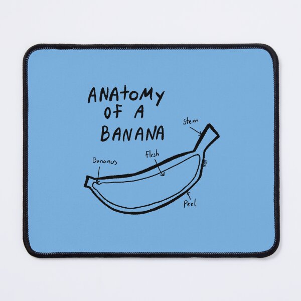 Item preview, Anatomy of a Banana, black lines designed and sold by ArnKunst.