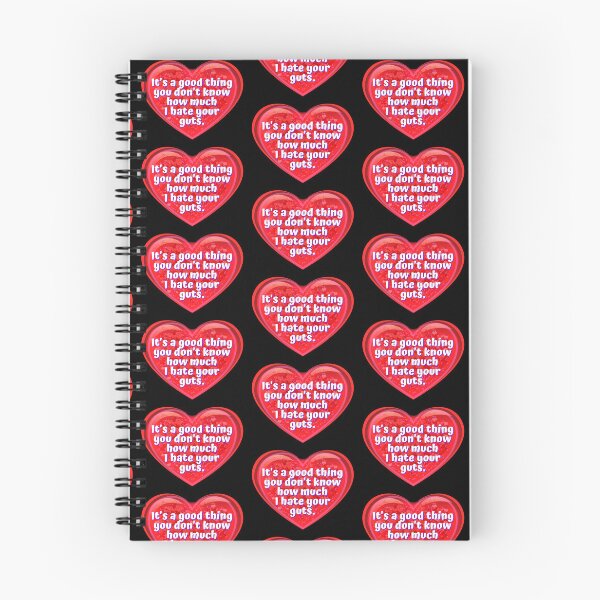 Item preview, CORAZÓN: Qué bueno que no sabes cuánto te odio. - carteles divertidos de San Valentín designed and sold by DesignsFromTW-S.