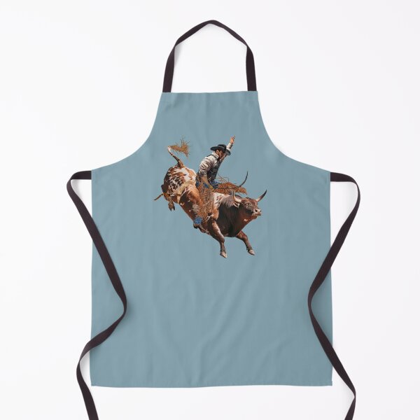 Item preview, Rodeo Cowboy Riding a Bucking Bull designed and sold by Phat Dog Designs .