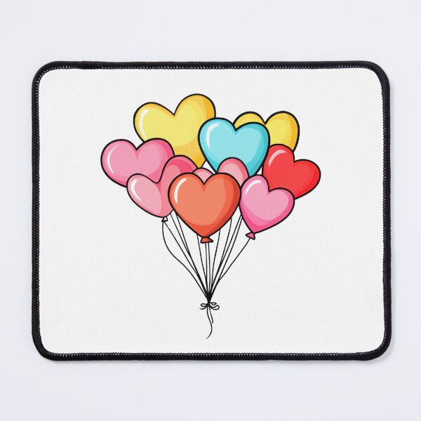 Item preview, Colorful Heart Balloon Boquet Valentine's designed and sold by KallyDe.