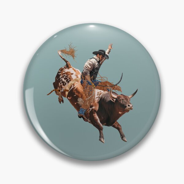 Item preview, Vintage Rodeo Cowboy Bull Rider Western Retro Design designed and sold by Phat Dog Designs .