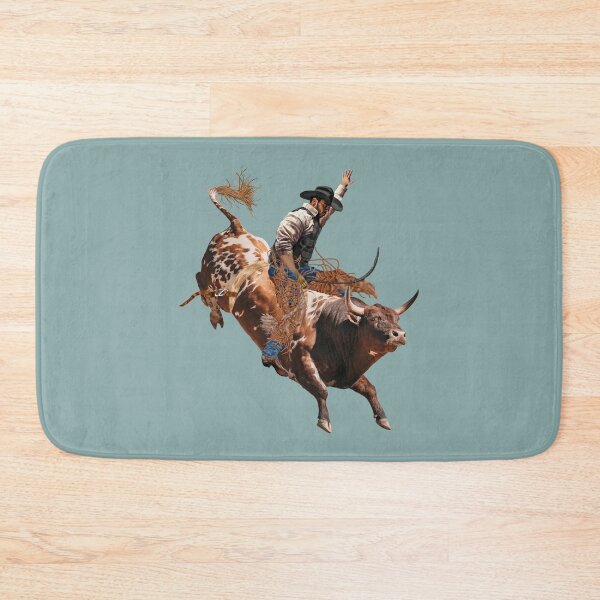 Item preview, Vintage Rodeo Cowboy Bull Rider Western Retro Design designed and sold by Phat Dog Designs .