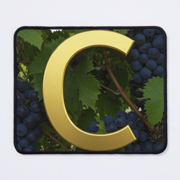 VINEYARD LETTER C Mouse Pad