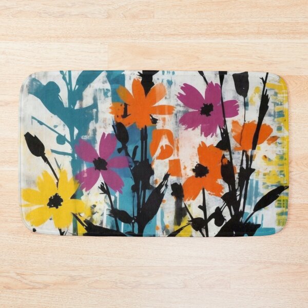 Item preview, Modern Floral Energy - Bold Abstract Nature Art designed and sold by SparkyBamBam.