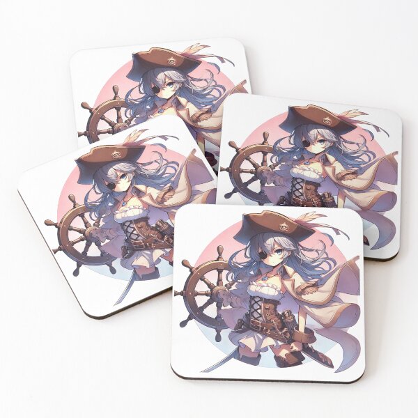 Item preview, Pirate Female Captain Design designed and sold by AzaTees.