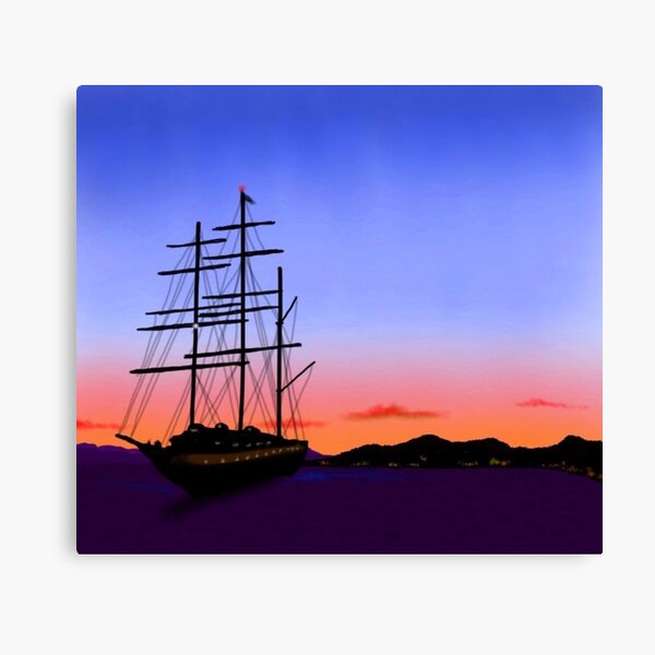 Item preview, Schooner Sunset designed and sold by lawrencehyde.