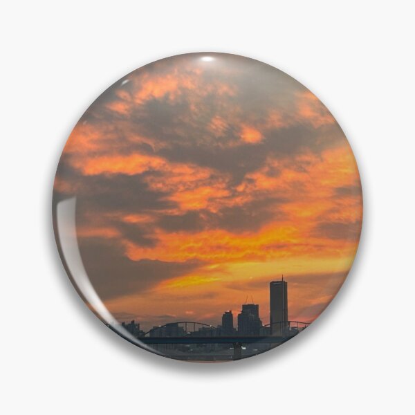 Item preview, Golden Sunset in Seoul Facing Yeouido | Korea Travel Photography designed and sold by YemmyZImages.