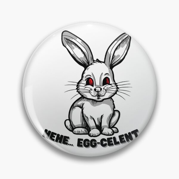 Item preview, Egg-Celent Easter Pun Pin and Sticker designed and sold by pipartandstuff.