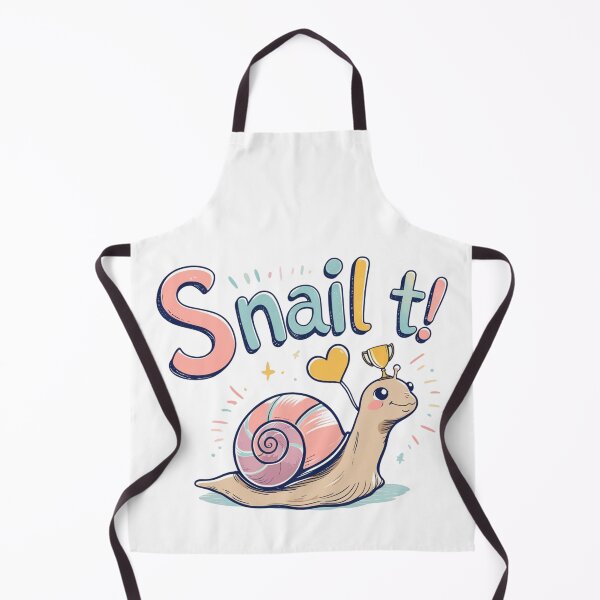 Item preview, Snail It! – Cute Motivational Snail Illustration designed and sold by DreamyDesigns17.