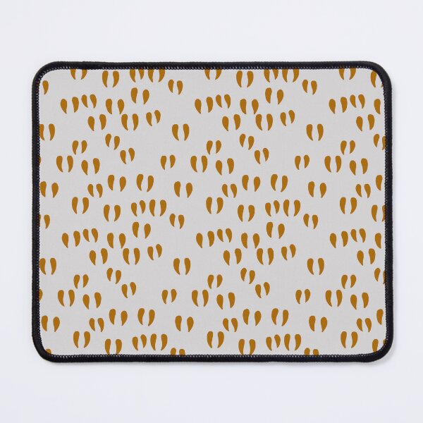 Item preview, Whitetail deer tracks on ivory background designed and sold by aysegulkacar.