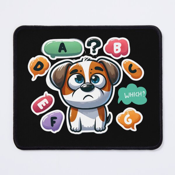 Item preview, Adorable Dog Alphabet Quiz Stickers - Fun and Educational! designed and sold by Psycho-Crazy.