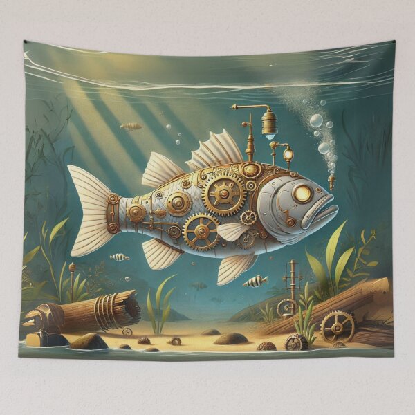 Item preview, Steampunk White Bass designed and sold by Sillytoe.