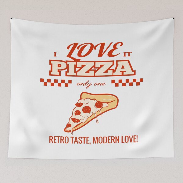 Item preview, Retro Pizza Vibes – Classic Taste, Modern Love! designed and sold by pmker.