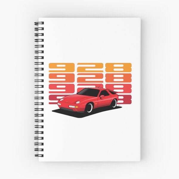 Item preview, Porsche 928 GTS retro Illustration Guards Red designed and sold by blackdogshop.