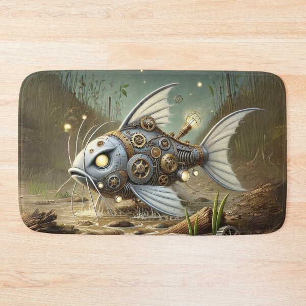 Item preview, Steampunk White Catfish designed and sold by Sillytoe.