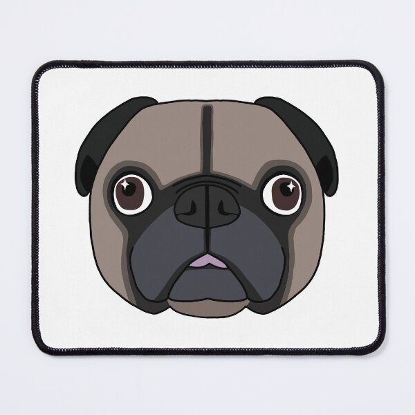 Item preview, Cross-eyed Pug designed and sold by MyDogsAreNuts.