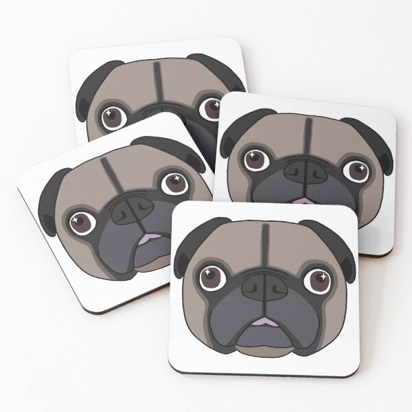 Item preview, Cross-eyed Pug designed and sold by MyDogsAreNuts.