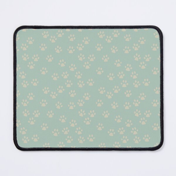 Item preview, Panther tracks on teal background designed and sold by aysegulkacar.