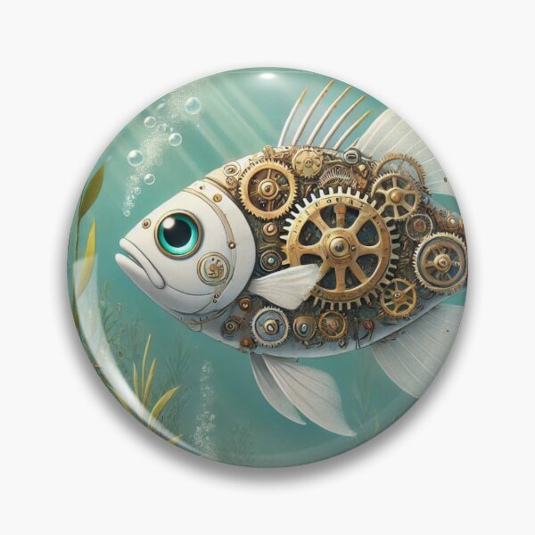 Item preview, Steampunk White Crappie designed and sold by Sillytoe.