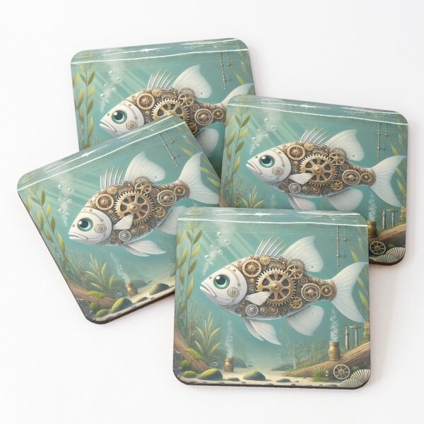 Item preview, Steampunk White Crappie designed and sold by Sillytoe.