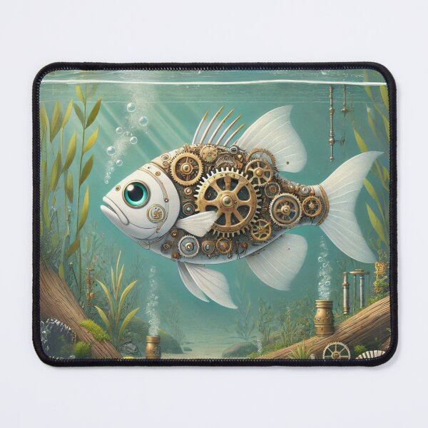 Item preview, Steampunk White Crappie designed and sold by Sillytoe.