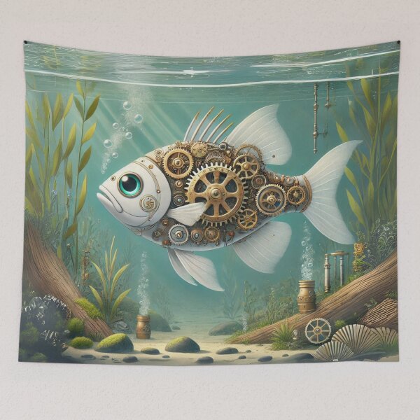 Item preview, Steampunk White Crappie designed and sold by Sillytoe.
