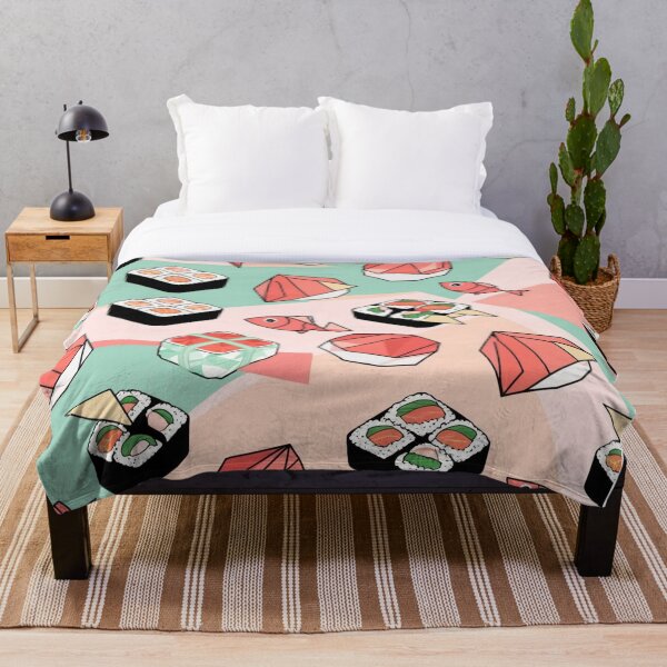 Item preview, "Cute Kawaii Sushi – Playful Japanese Food Pattern" designed and sold by CoachCreates.