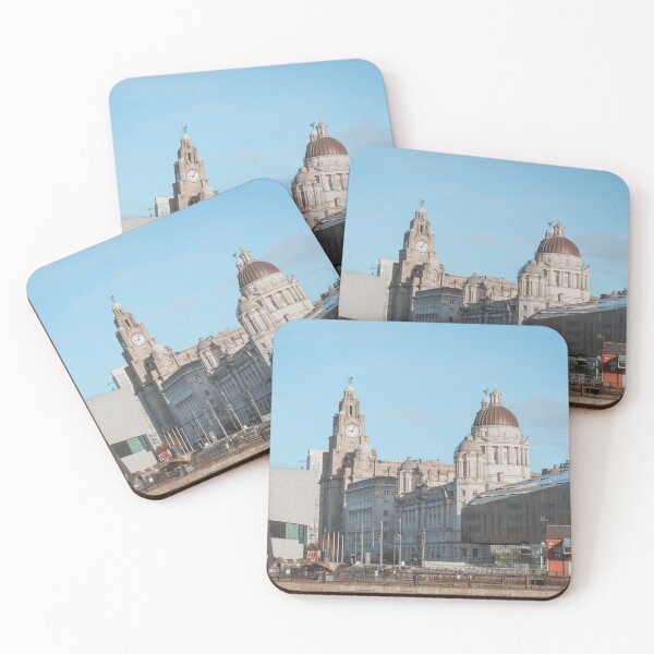 Item preview, Liverpool's Three Graces: Royal Liver Building, Cunard and Port of Liverpool designed and sold by Little Moments.