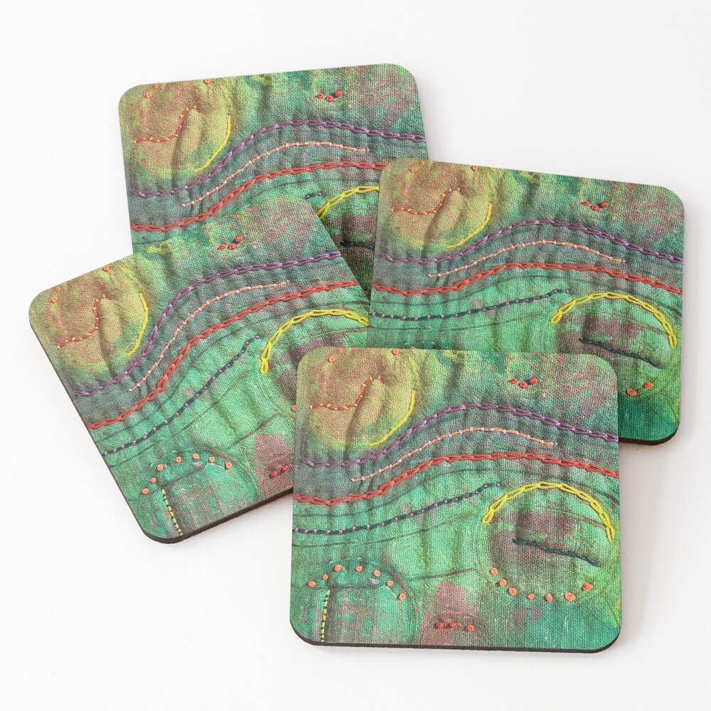 Item preview, Coasters (Set of 4) designed and sold by LaLaTextiles.