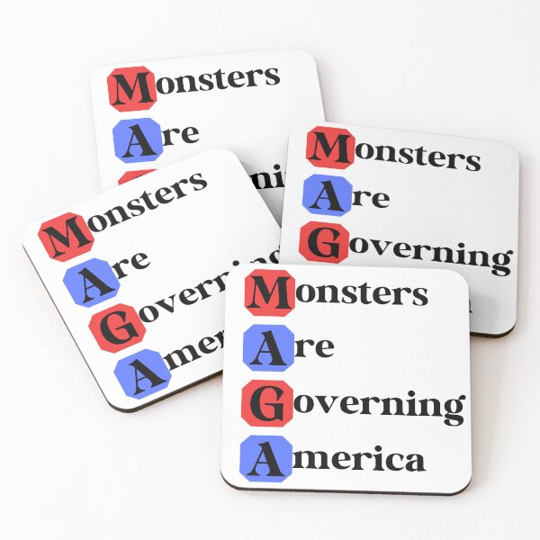 Item preview, Monsters Are Governing America designed and sold by Travelslightly.