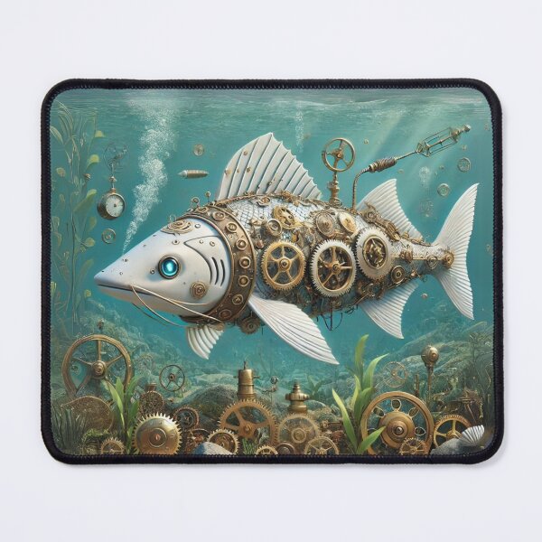 Item preview, Steampunk White Sturgeon designed and sold by Sillytoe.