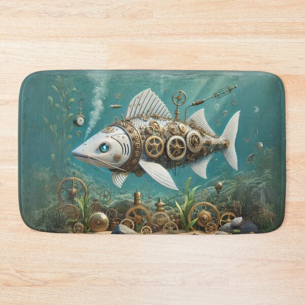 Item preview, Steampunk White Sturgeon designed and sold by Sillytoe.