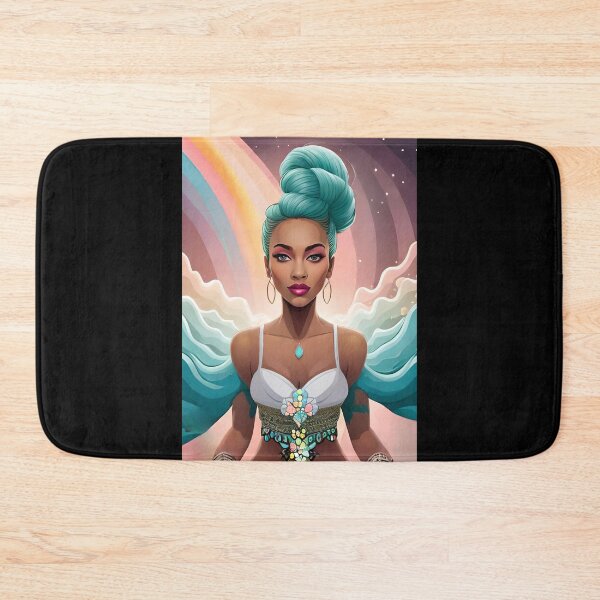 Item preview, Glam Woman Hair Wrap Rainbow Essence Tank Top designed and sold by Melan Designs.