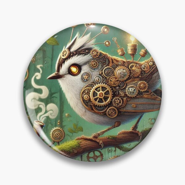 Item preview, Steampunk White-Crowned Sparrow	 designed and sold by Sillytoe.
