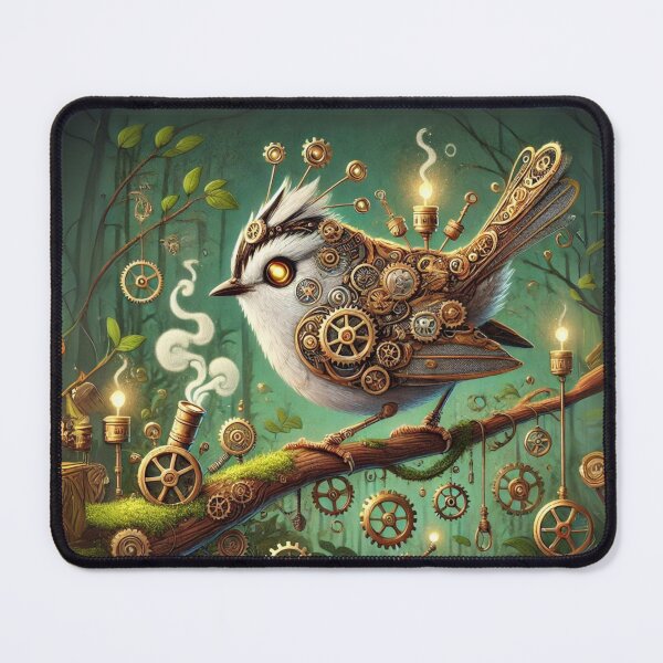 Item preview, Steampunk White-Crowned Sparrow designed and sold by Sillytoe.