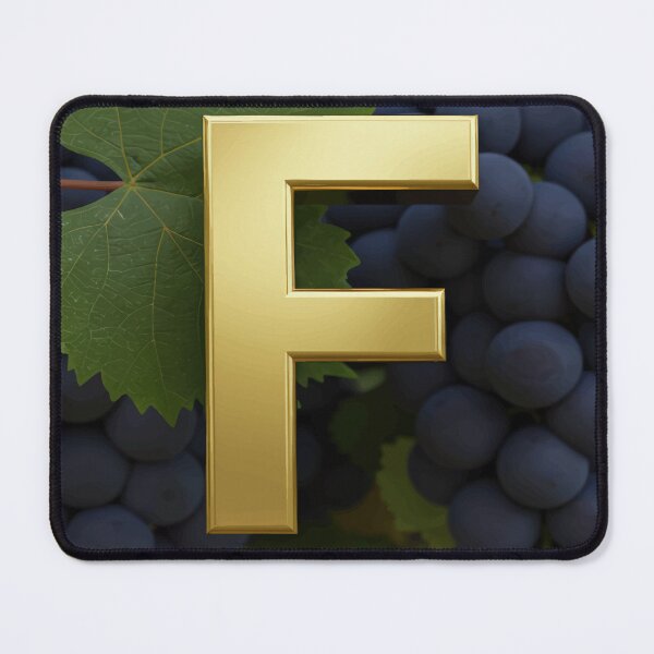 VINEYARD LETTER F Mouse Pad
