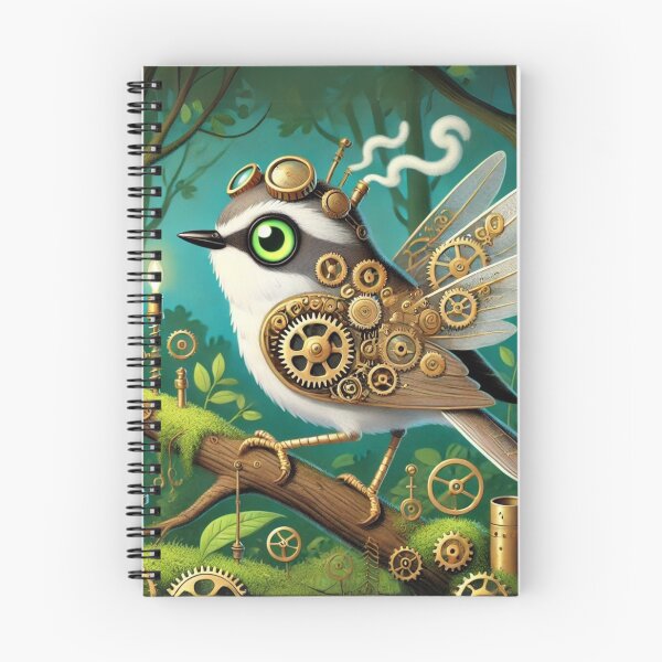 Item preview, Steampunk White-Eyed Vireo designed and sold by Sillytoe.