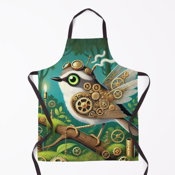 Item preview, Steampunk White-Eyed Vireo designed and sold by Sillytoe.
